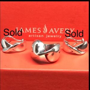 James Avery sculptural twist ring